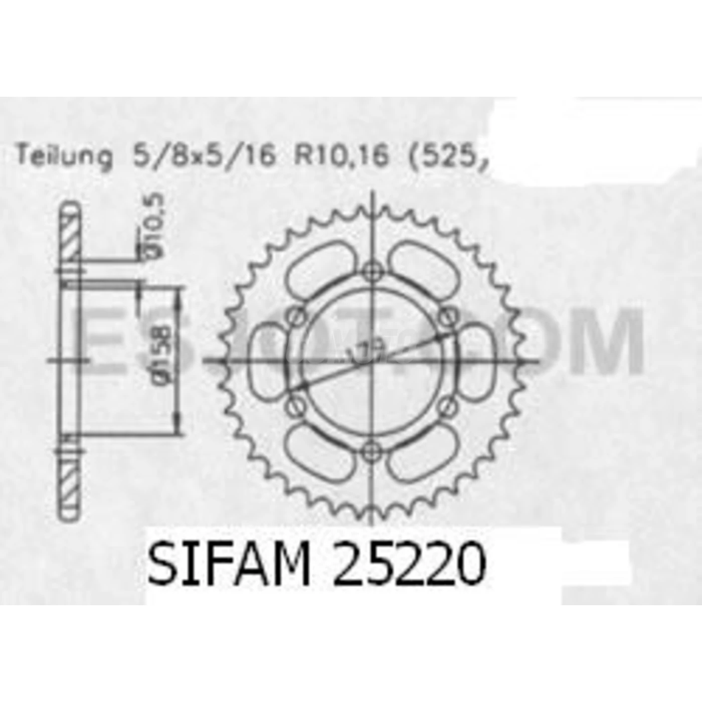 Kit chaine Aprilia Etv 1000 Capo Nord Kit chaine Aprilia Etv 1000 Capo Nord