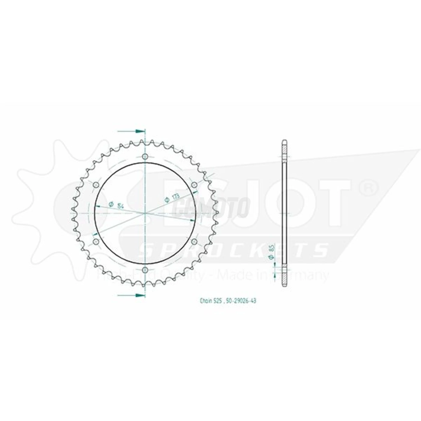 Kit chaine Aprilia Rst 1000 Futura Kit chaine Aprilia Rst 1000 Futura
