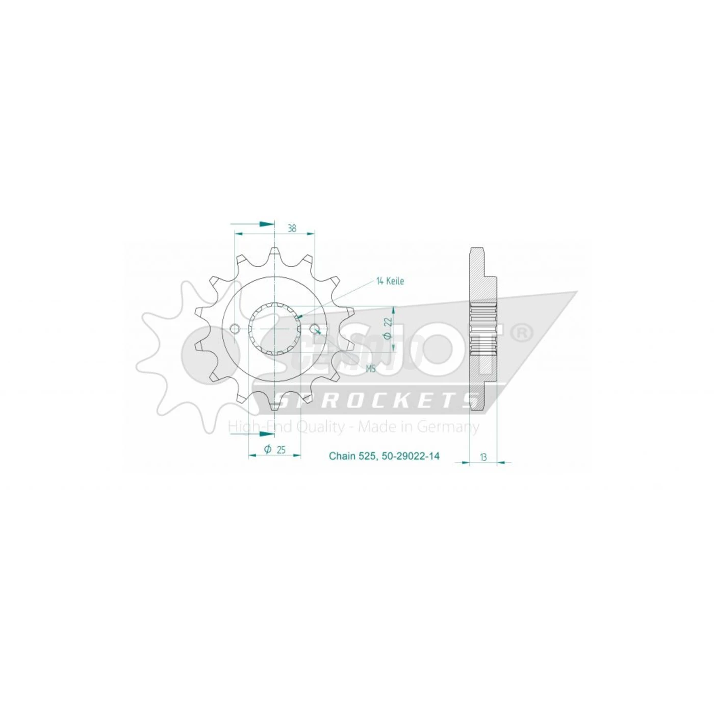 Kit chaine Ducati Superbike 749 S Kit chaine Ducati Superbike 749 S