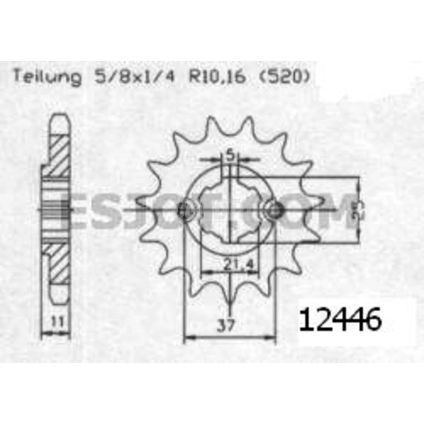 Kit chaine Eton 150 Yukon Kit chaine Eton 150 Yukon