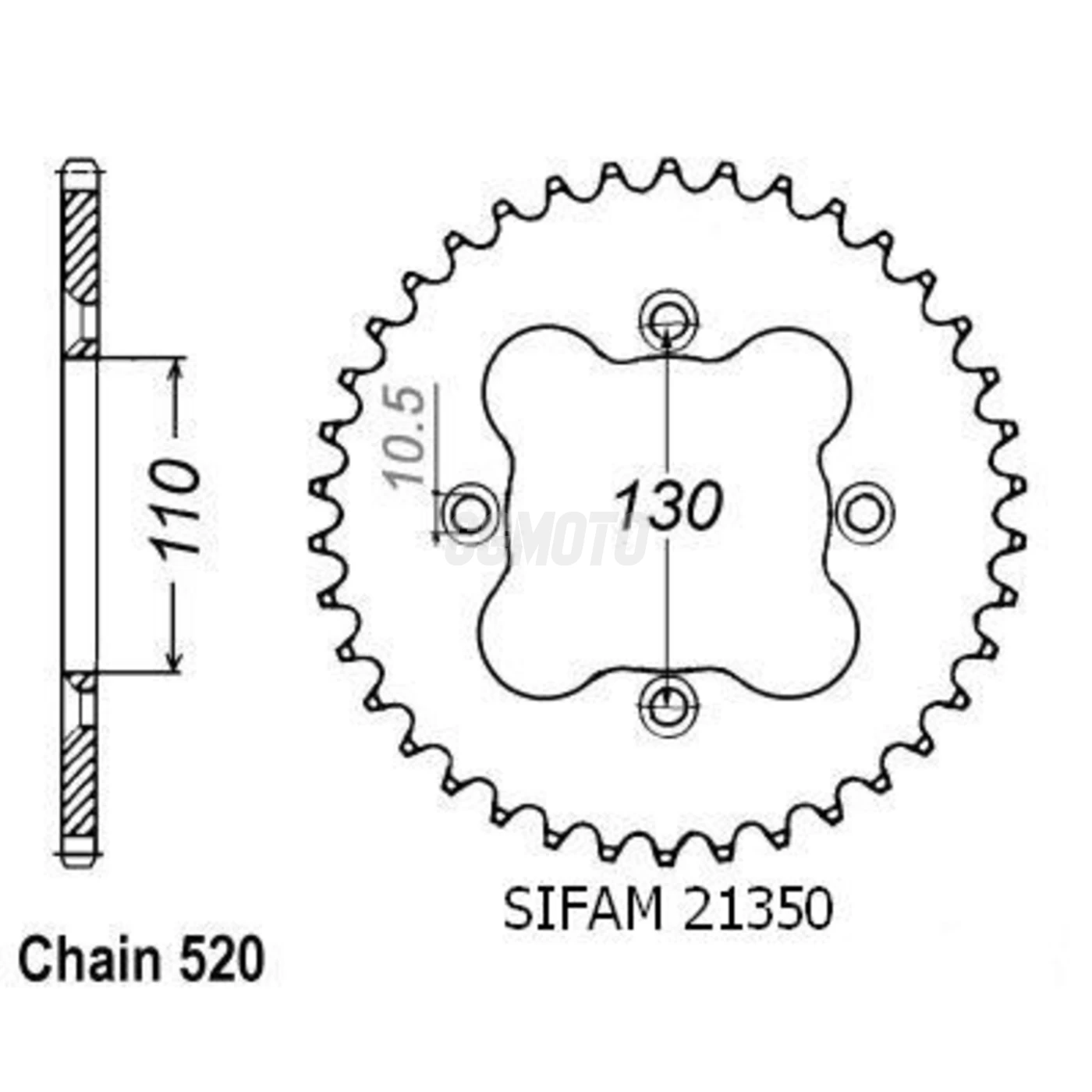 Kit chaine Honda Trx 400 Ex Kit chaine Honda Trx 400 Ex