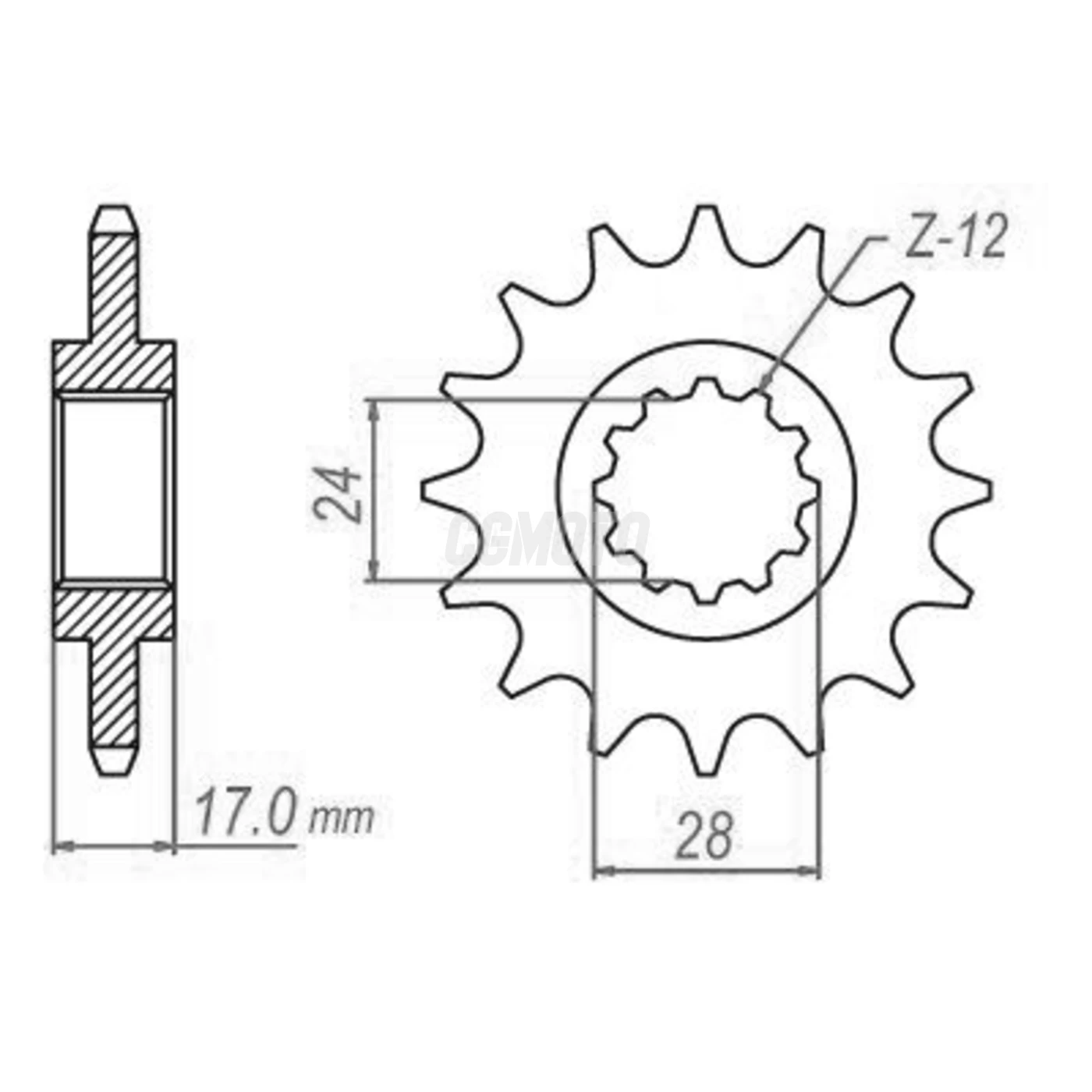 Kit chaine Honda Cbr 600 F Kit chaine Honda Cbr 600 F