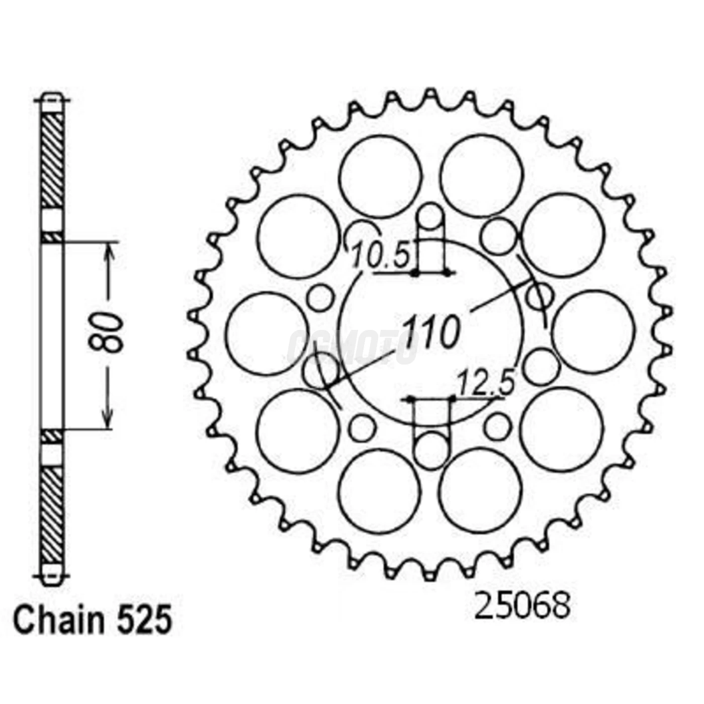 Kit chaine Honda Vt 600 Chopper Kit chaine Honda Vt 600 Chopper