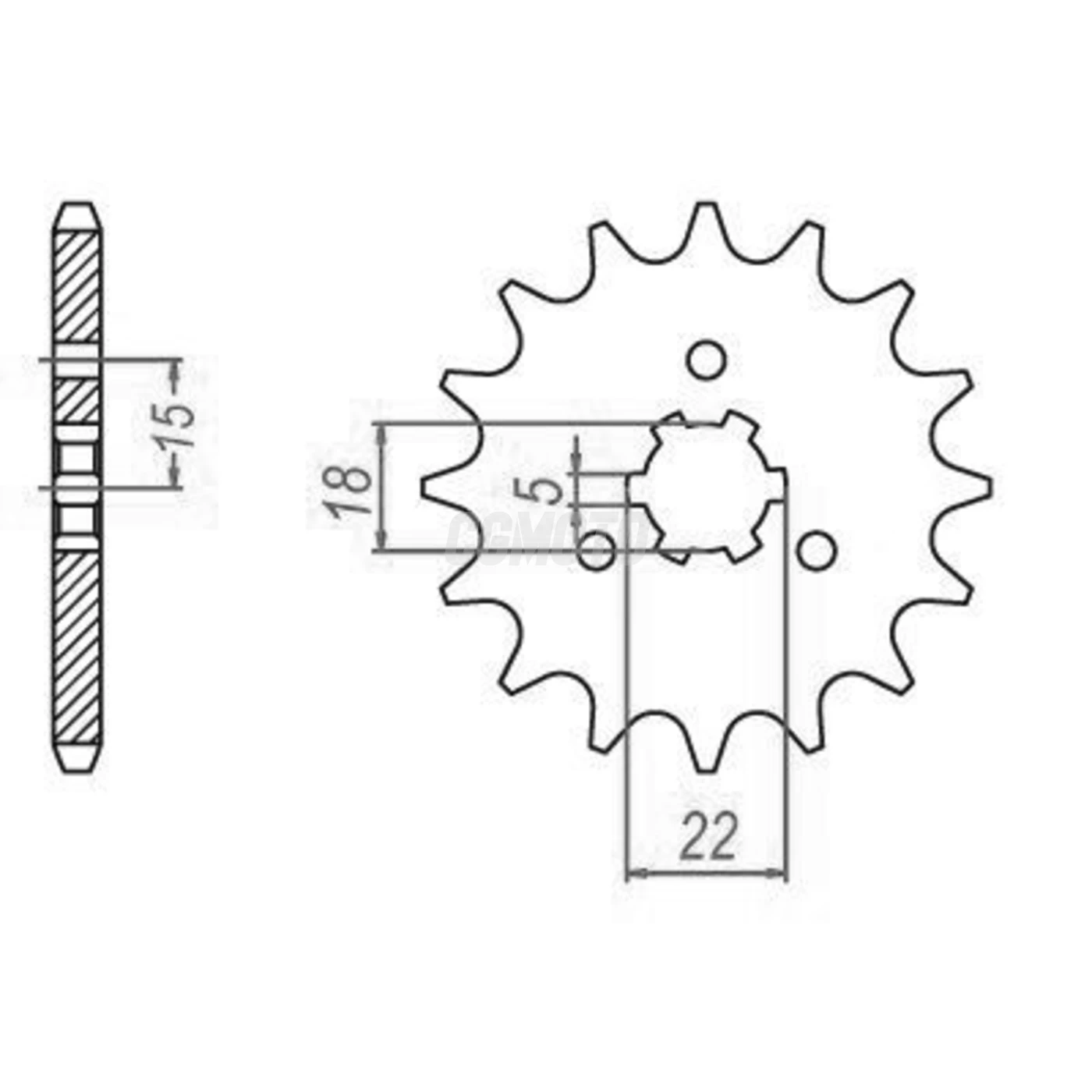 Kit chaine Kawasaki Kx 125 Kit chaine Kawasaki Kx 125