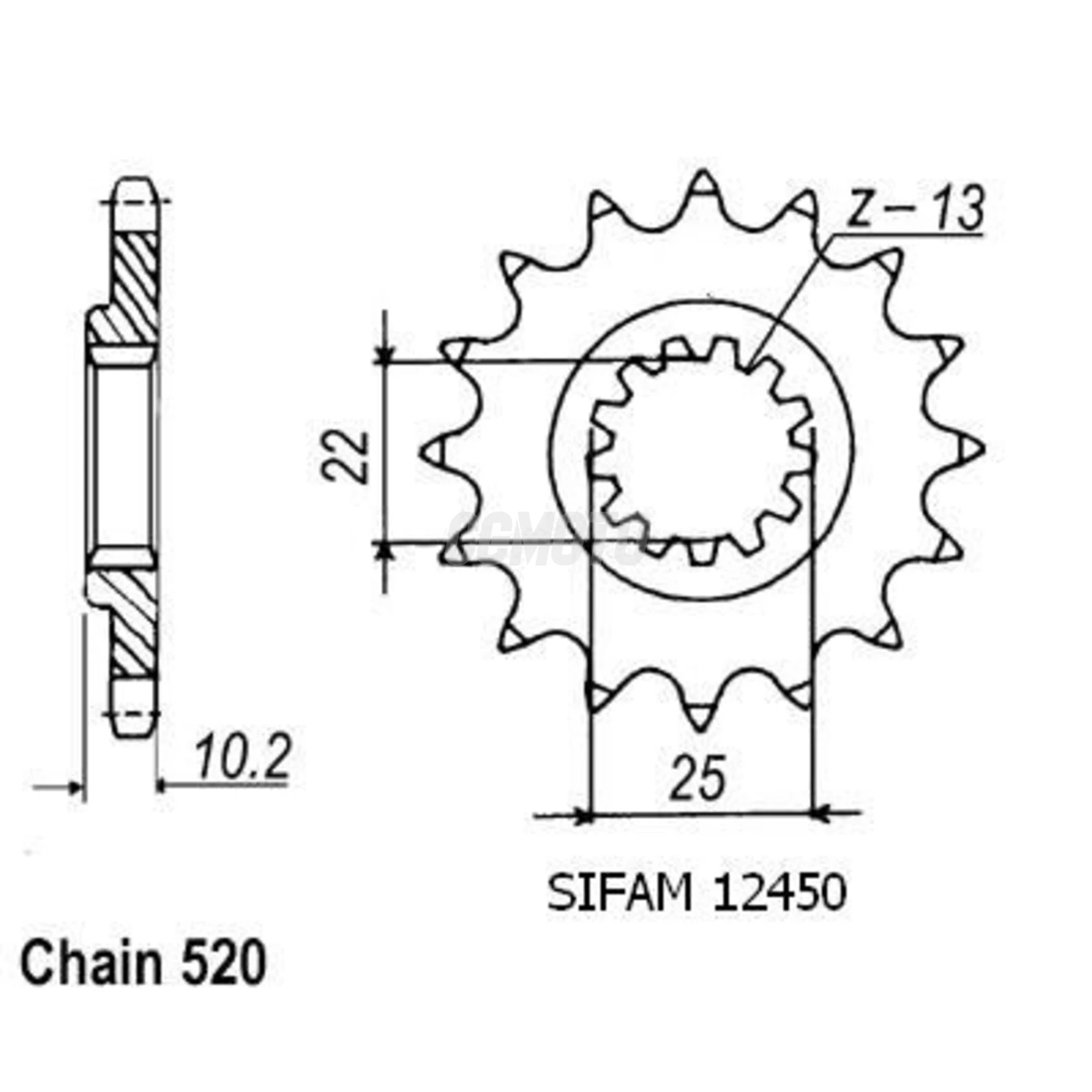 Kit chaine Kawasaki Ksf 250 Mojave Kit chaine Kawasaki Ksf 250 Mojave