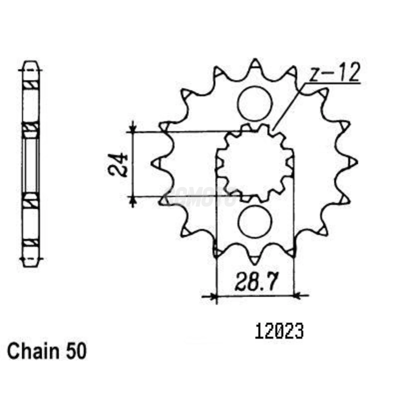 Kit chaine Kawasaki Gpz 900 R Ninja Kit chaine Kawasaki Gpz 900 R Ninja