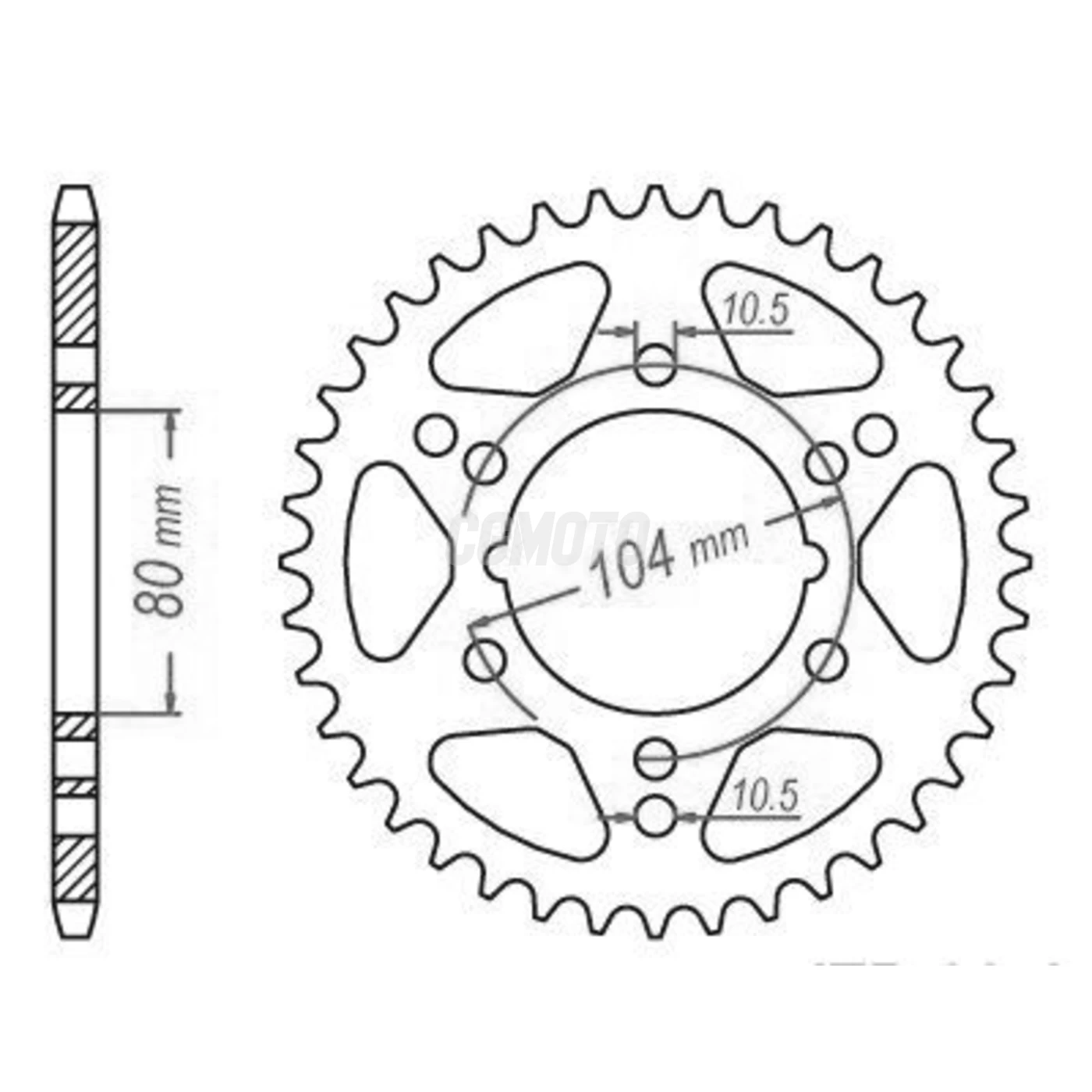 Kit chaine Polaris 250 Trail Blazer Kit chaine Polaris 250 Trail Blazer
