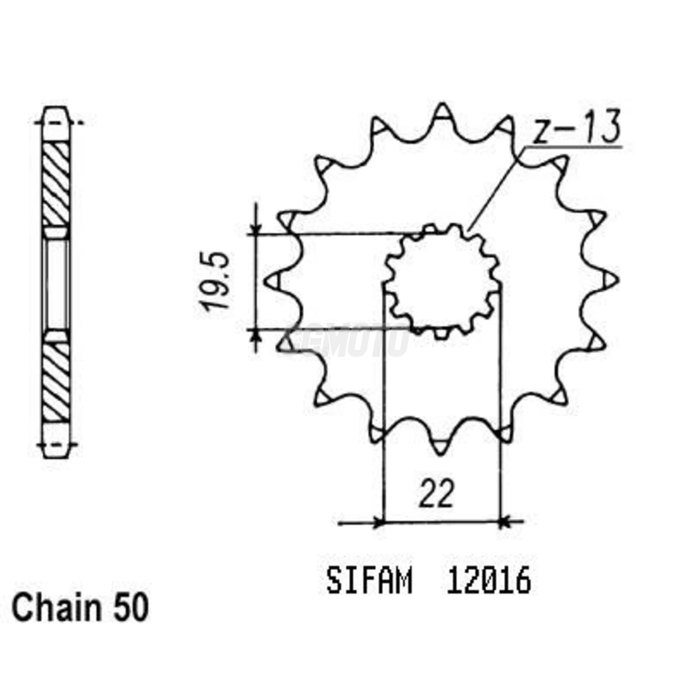 Kit chaine Suzuki Gr 650 Kit chaine Suzuki Gr 650