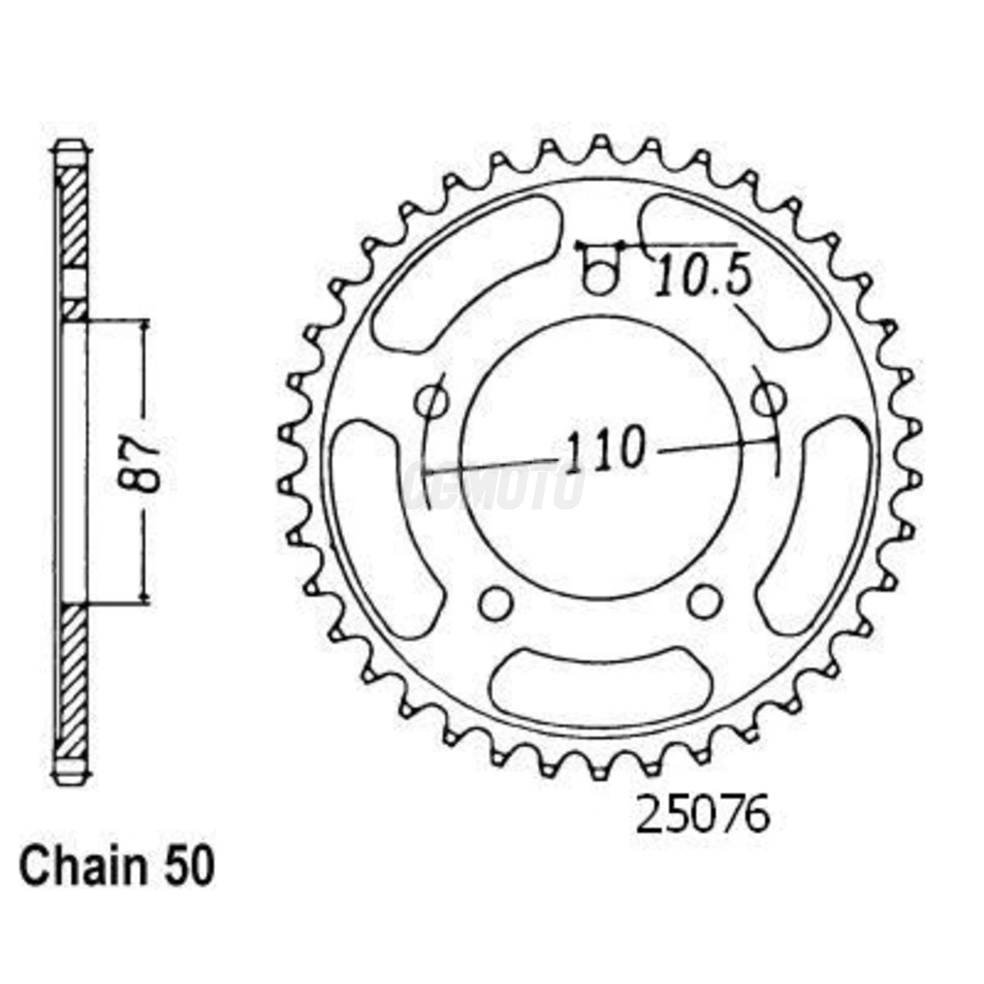 Kit chaine Suzuki Gsx-r 1100 Kit chaine Suzuki Gsx-r 1100