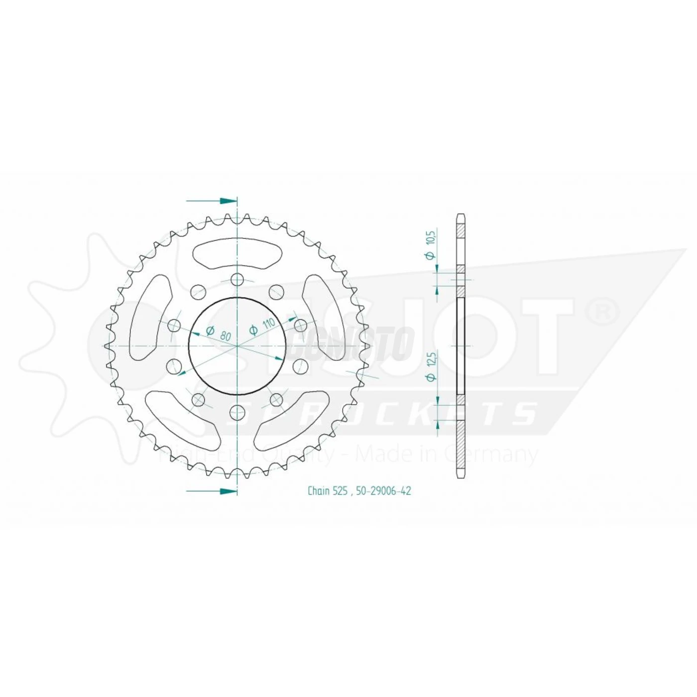 Kit chaine Triumph 865 Speedmaster Kit chaine Triumph 865 Speedmaster