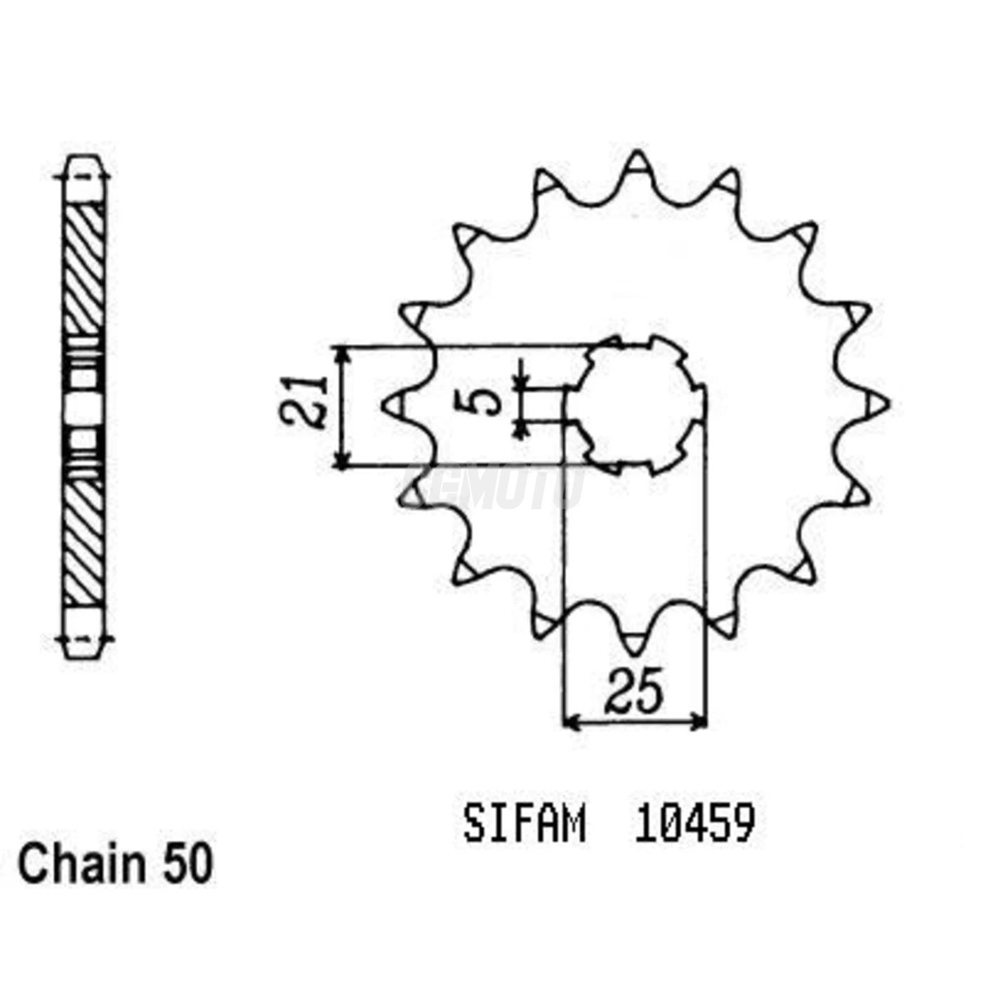 Kit chaine Yamaha Xs 400 C Kit chaine Yamaha Xs 400 C