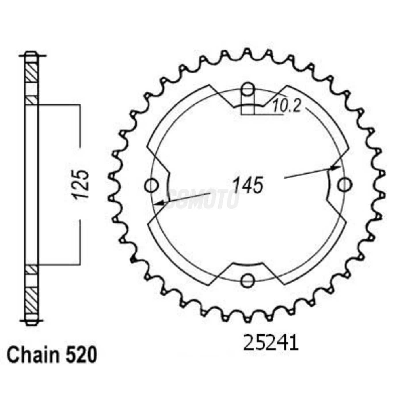 Kit chaine Yamaha Yfz 450 Atv Kit chaine Yamaha Yfz 450 Atv