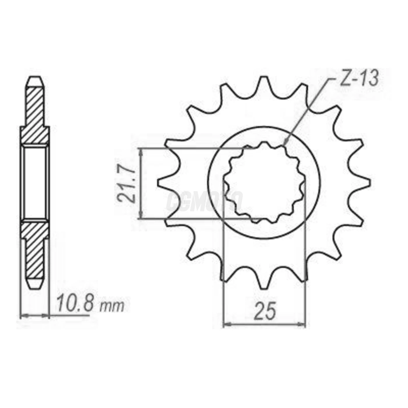 Kit chaine Yamaha Tdm 850 Kit chaine Yamaha Tdm 850