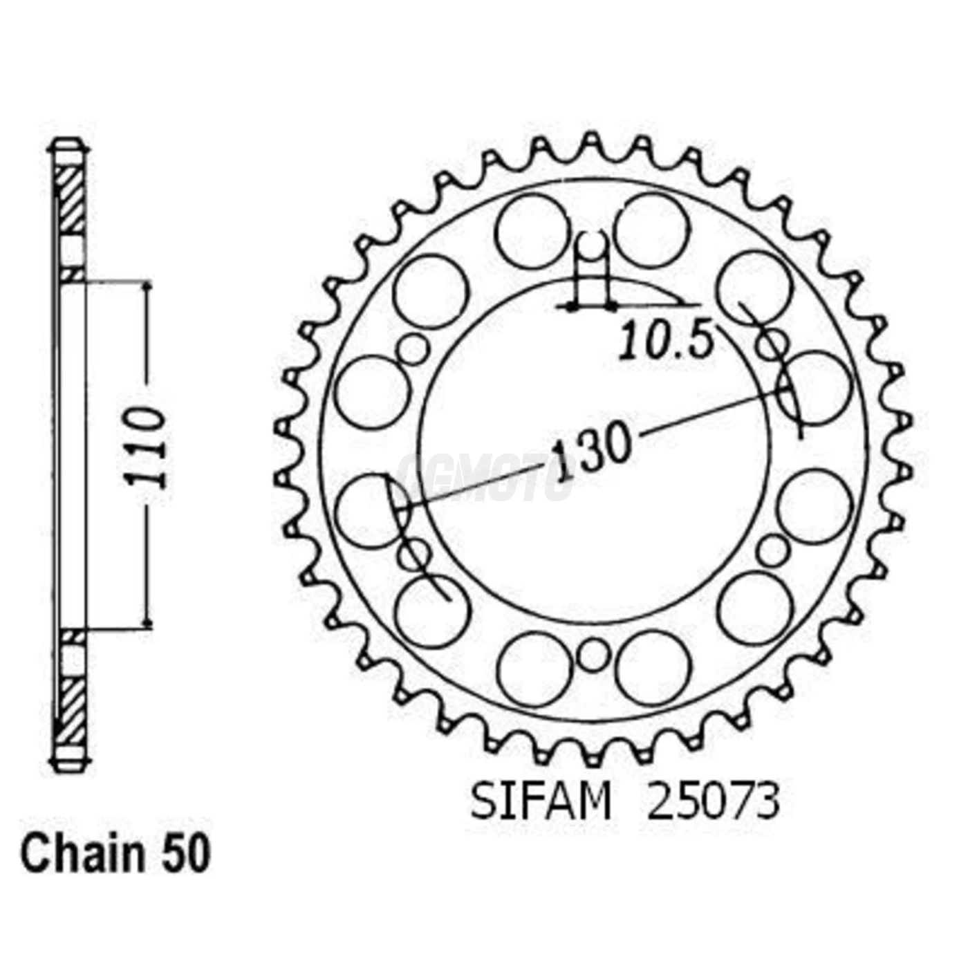 Kit chaine Yamaha Yzf 1000 R1 Kit chaine Yamaha Yzf 1000 R1