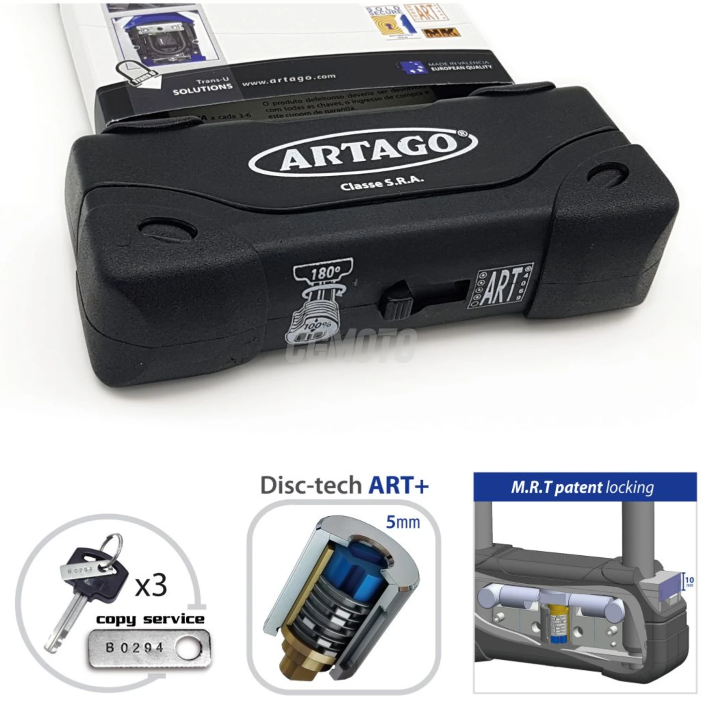 Antivol U ø18 100 mm Antivol U ø18 100 mm