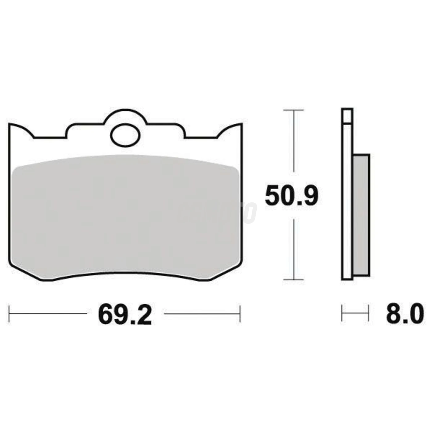 Plaquette de Frein Organique Platinum Route/Off Road Plaquette de Frein Organique Platinum Route/Off Road
