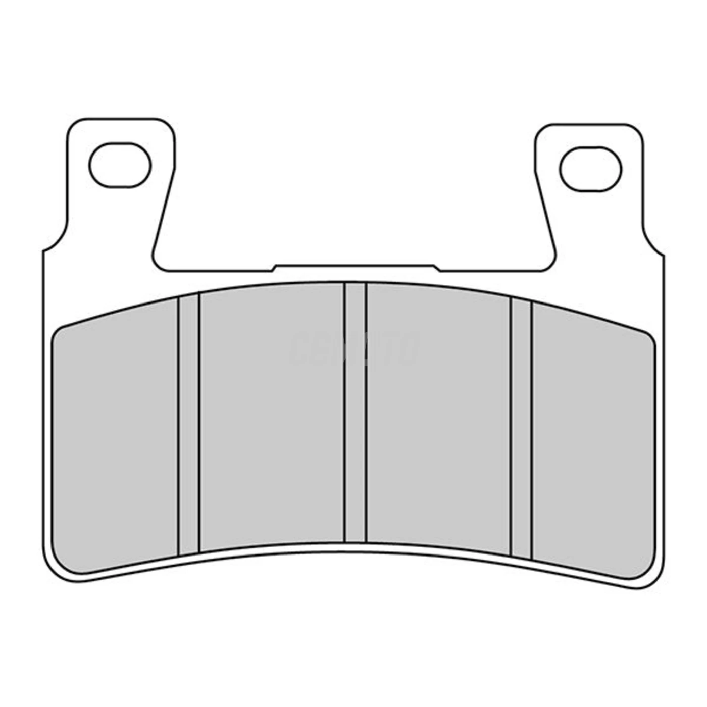 Plaquette Ferodo Organique / Platinium Plaquette Ferodo Organique / Platinium