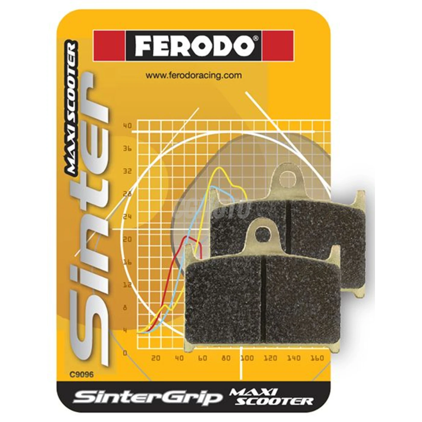 Plaquette de frein Métal Fritté Sinter Grip Maxi Scooter Plaquette de frein Métal Fritté Sinter Grip Maxi Scooter