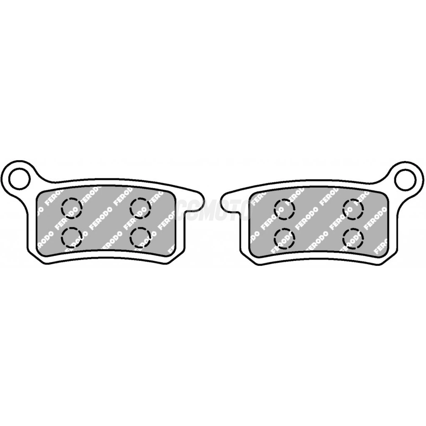 Plaquette Ferodo Métal Fritté Plaquette Ferodo Métal Fritté