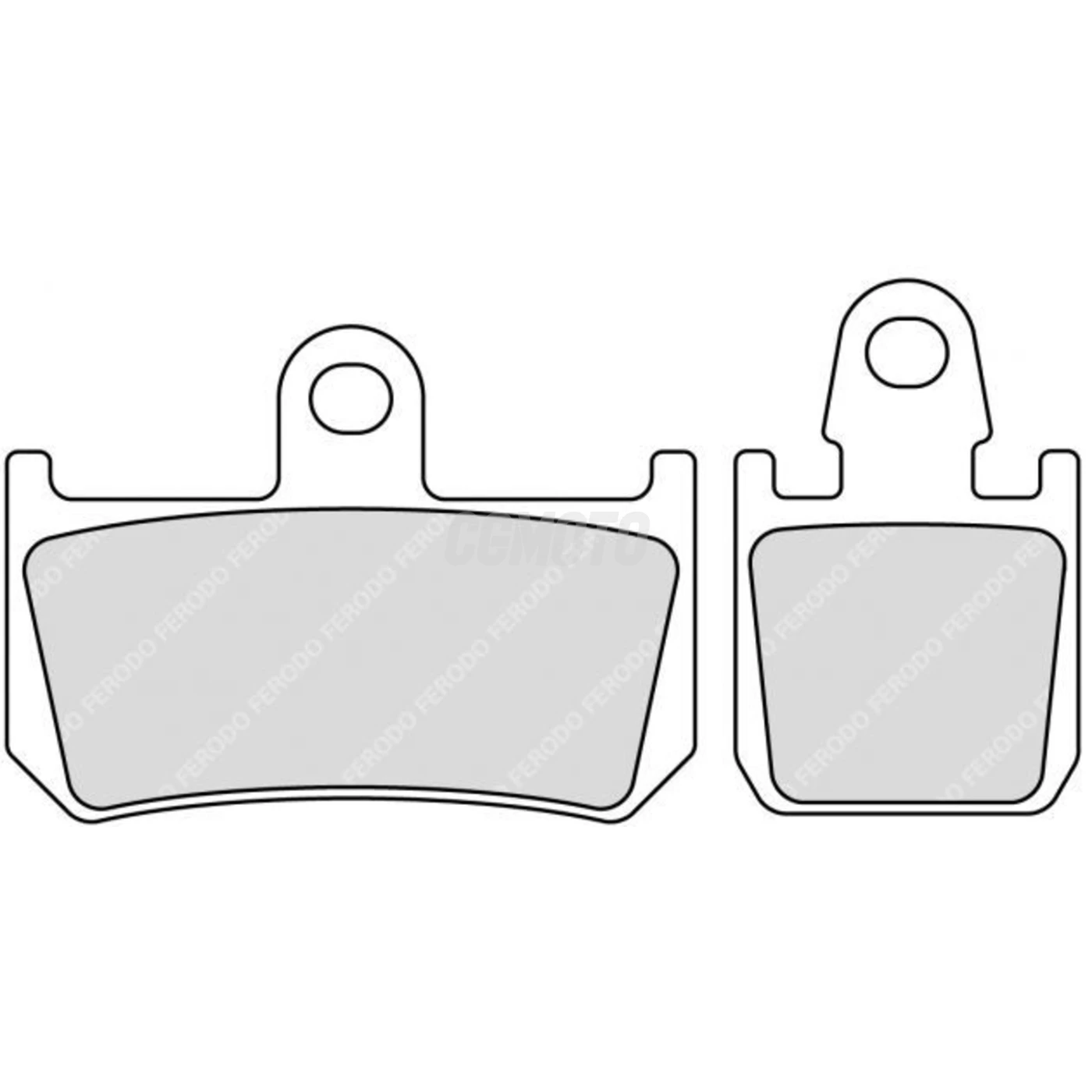 Plaquette Ferodo Métal Fritté Plaquette Ferodo Métal Fritté