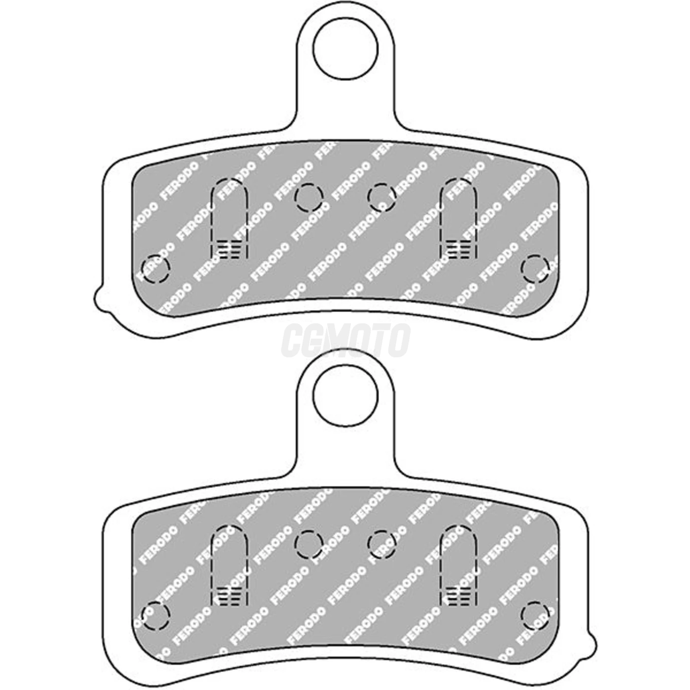 Plaquette Ferodo Métal Fritté - Sinter Grip Road Plaquette Ferodo Métal Fritté - Sinter Grip Road