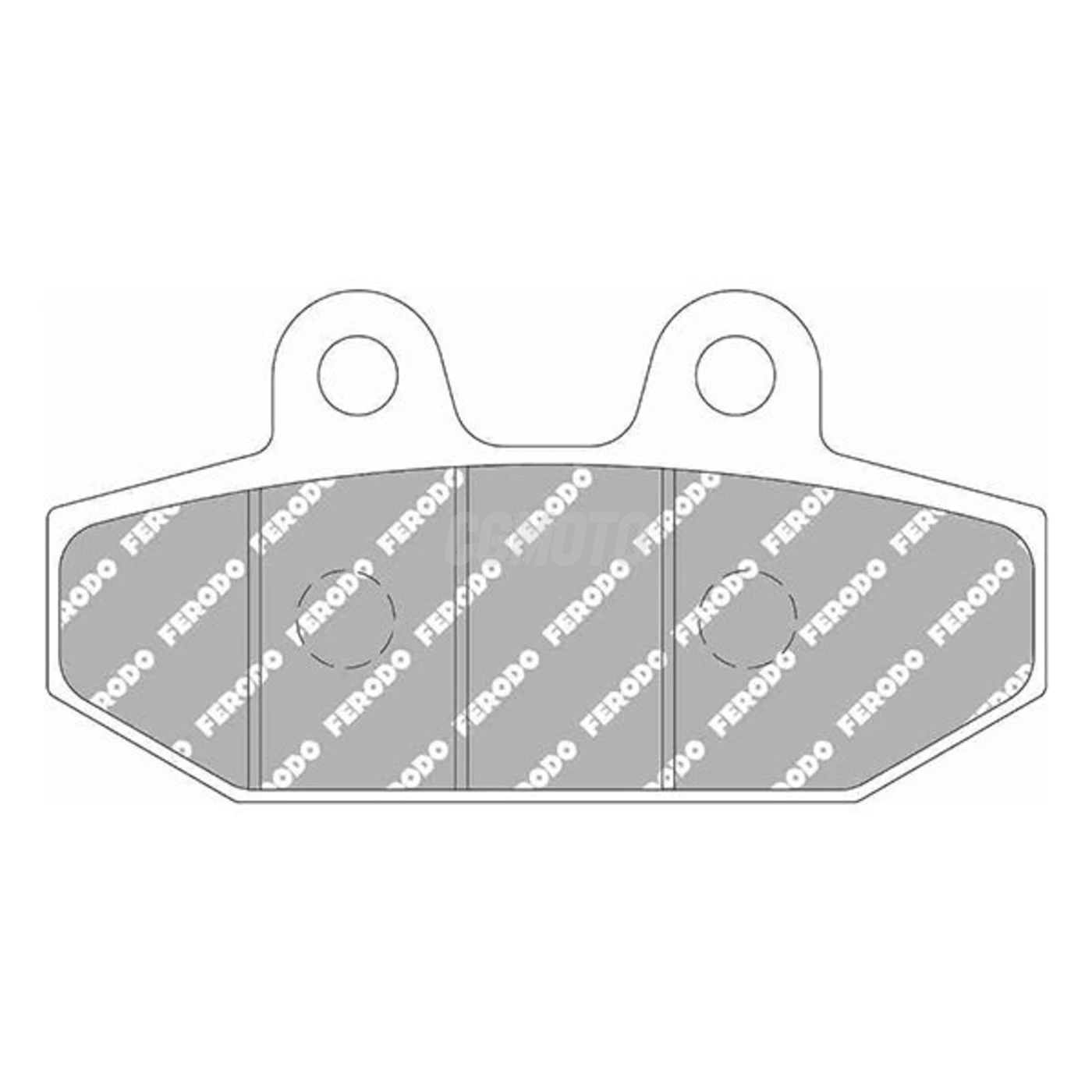 Plaquette de frein FERODO Métal Fritté Sinter Grip Road Plaquette de frein FERODO Métal Fritté Sinter Grip Road