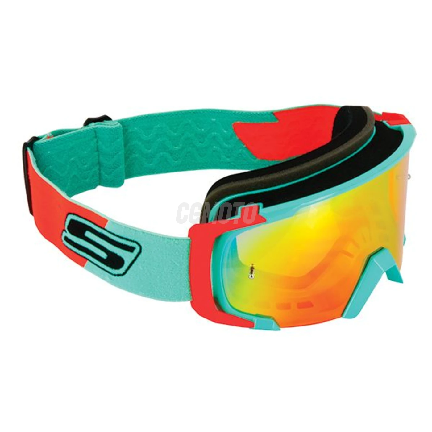 Masque Cross SCRUB Bleu/Orange Masque Cross SCRUB Bleu/Orange