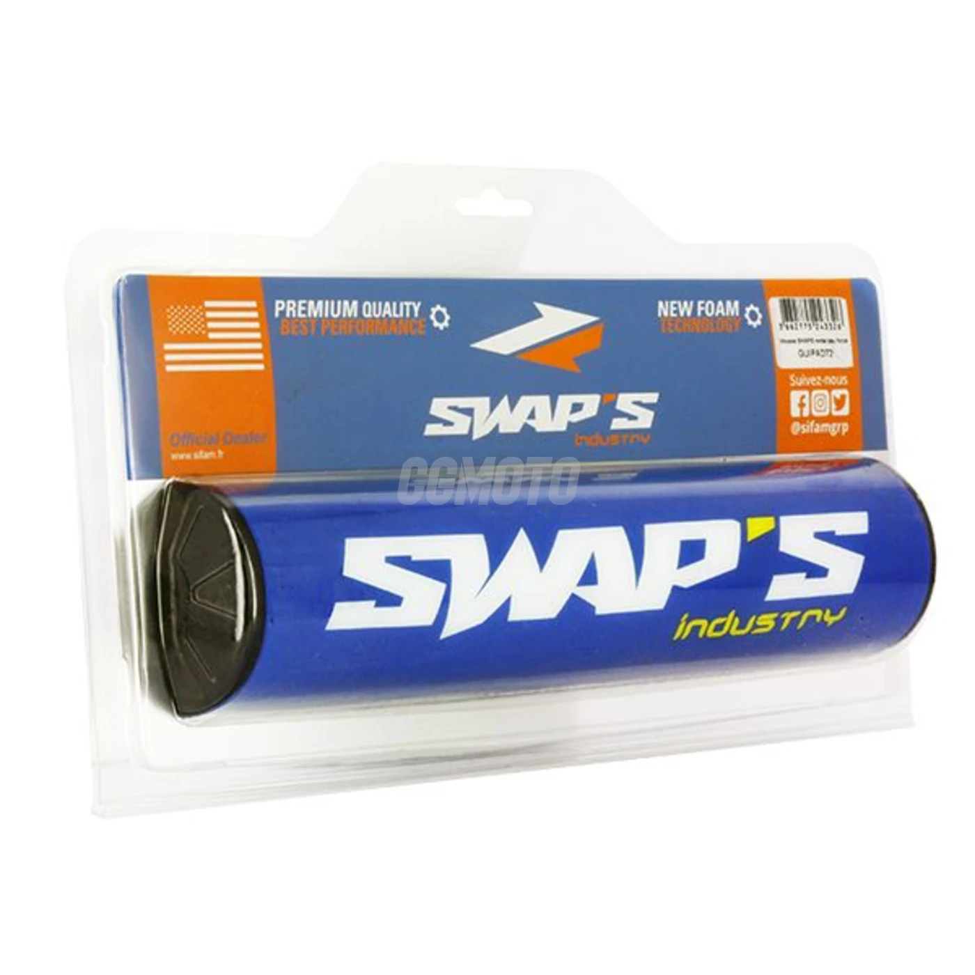 Mousse SWAPS ronde bleu foncé Mousse SWAPS ronde bleu foncé