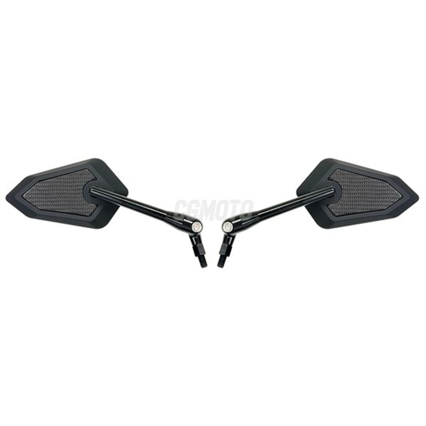 Paire de Rétroviseurs Réglables Universels - M10 - Noir/Look Carbone Paire de Rétroviseurs Réglables Universels - M10 - Noir/Look Carbone