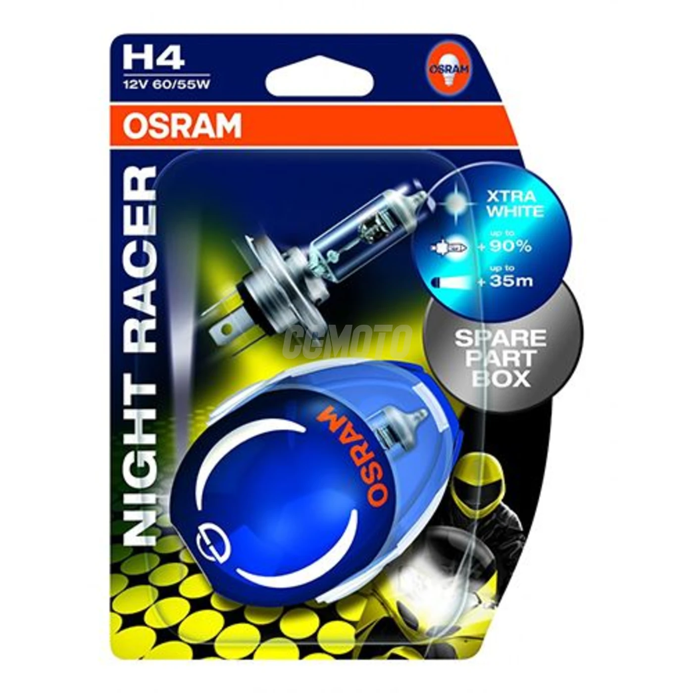 Ampoule H4 X-Racer - 12V 60/55W P43t Xtra Blue Look Xenon Ampoule H4 X-Racer - 12V 60/55W P43t Xtra Blue Look Xenon