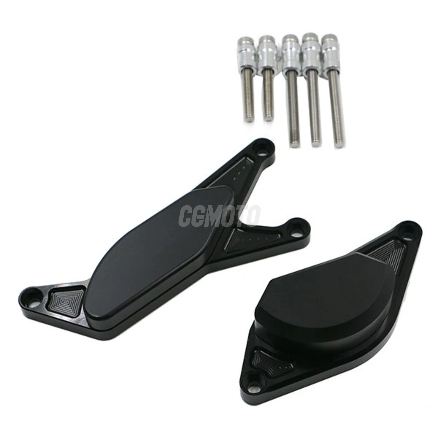 Kit Protection de Carters CNC Anodisés Noir GSX-S 1000 2015-2016 Gauche et Droit Kit Protection de Carters CNC Anodisés Noir GSX-S 1000 2015-2016 Gauche et Droit