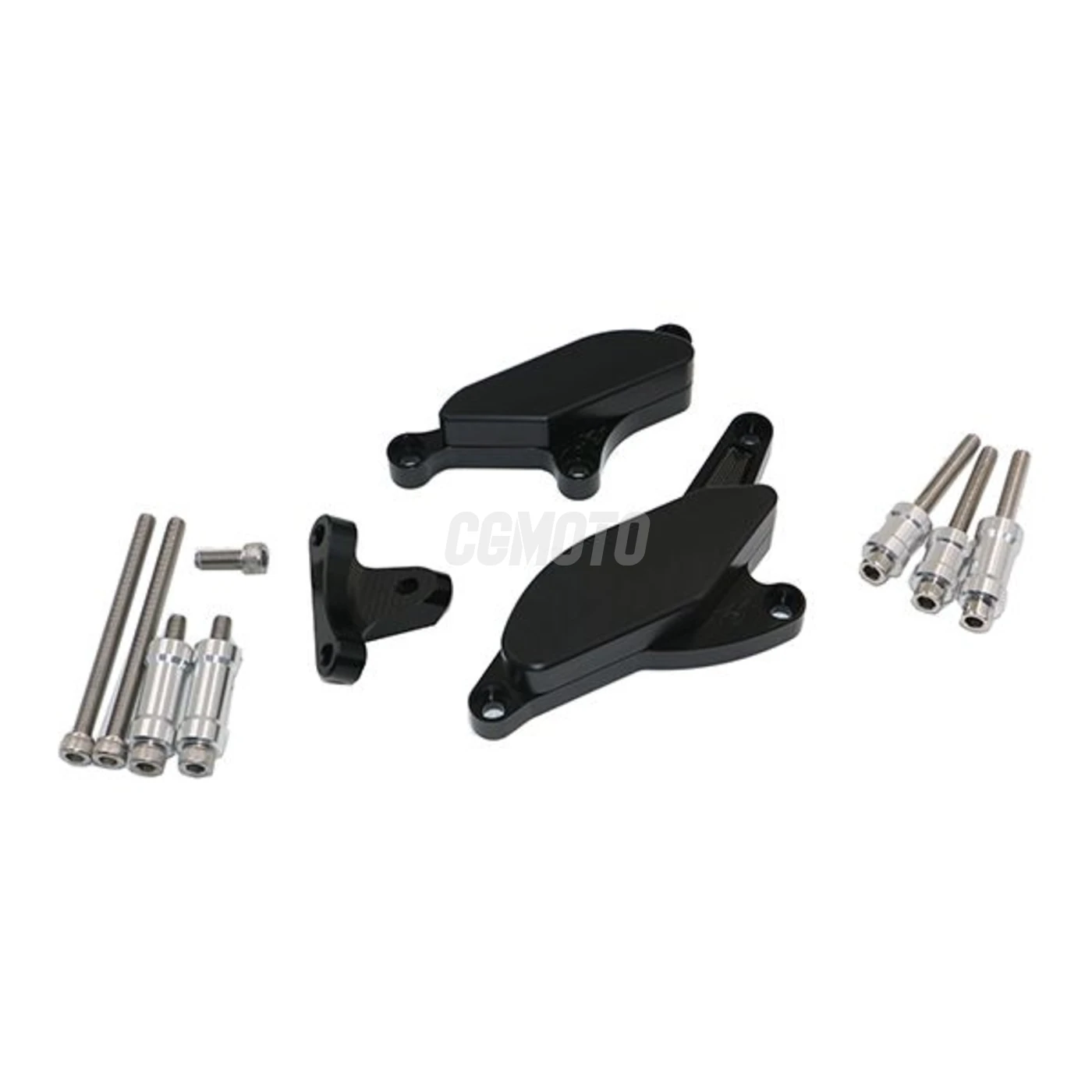 Kit Protection de Carters CNC Anodisés Noir ZX-10R 2008-2010 Gauche et Droit Kit Protection de Carters CNC Anodisés Noir ZX-10R 2008-2010 Gauche et Droit