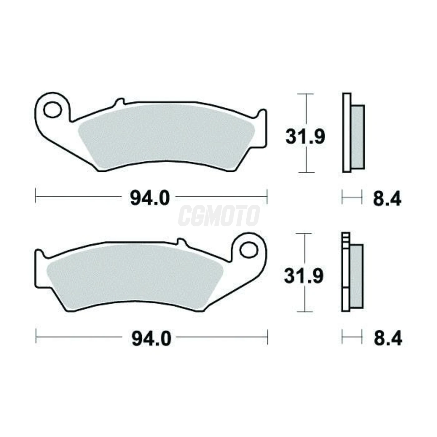 Plaquette de frein Sifam Métal Fritté haute performance norme KBA/ABE Plaquette de frein Sifam Métal Fritté haute performance norme KBA/ABE