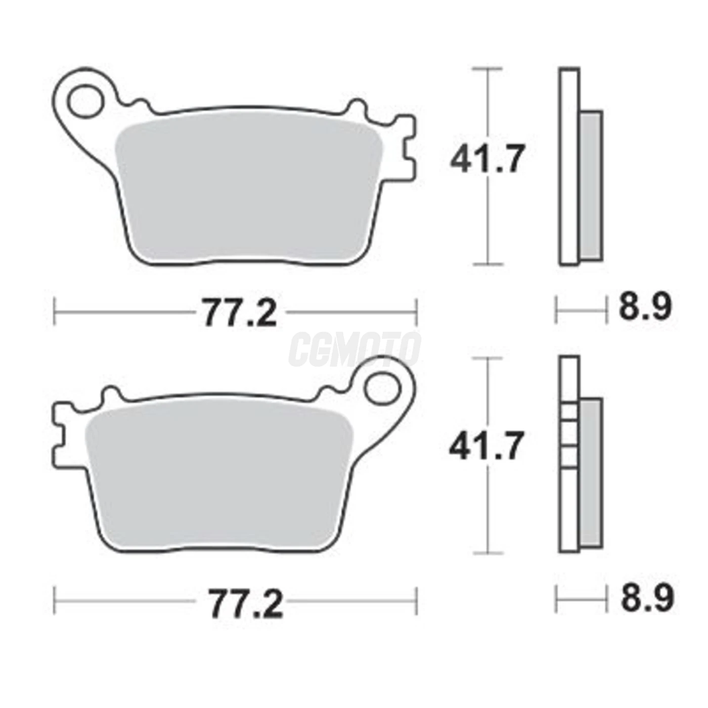 Plaquette de frein Sifam Métal Fritté haute performance norme KBA/ABE Plaquette de frein Sifam Métal Fritté haute performance norme KBA/ABE