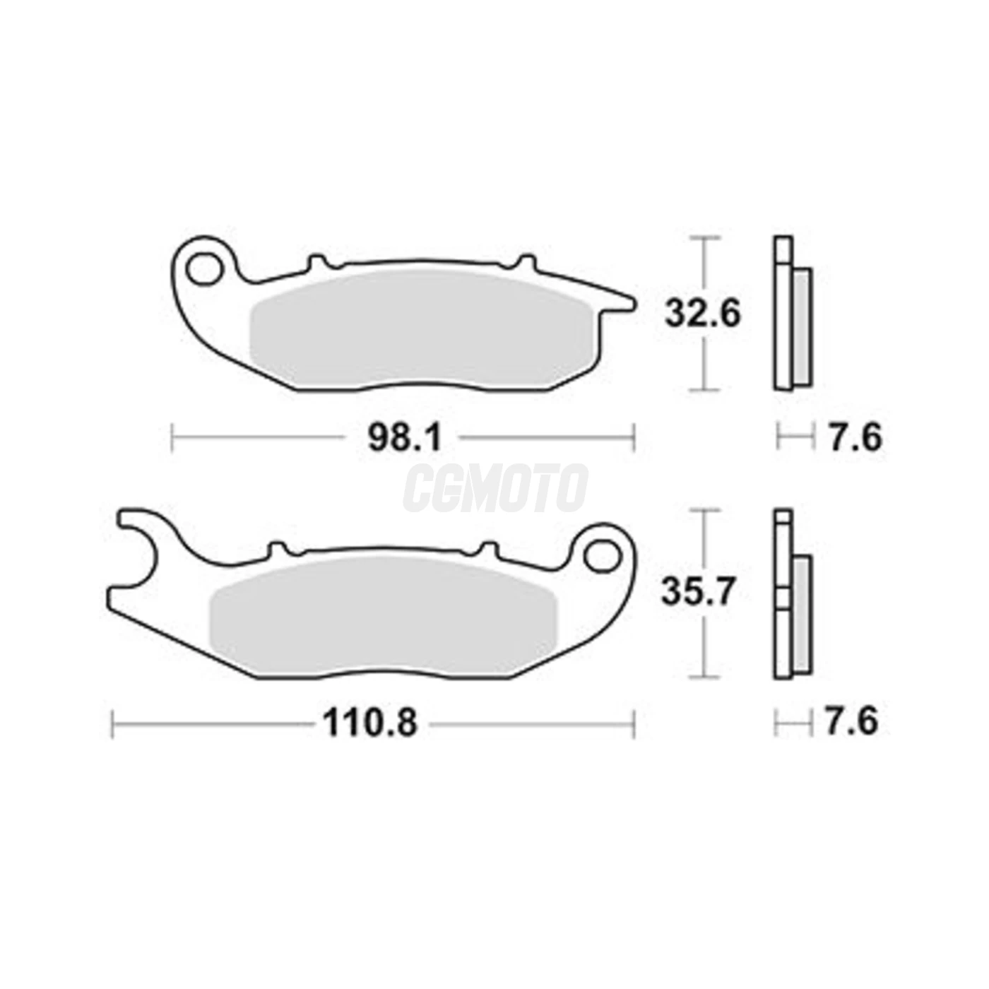 Plaquette de frein Sifam Métal Fritté haute performance norme KBA/ABE Plaquette de frein Sifam Métal Fritté haute performance norme KBA/ABE
