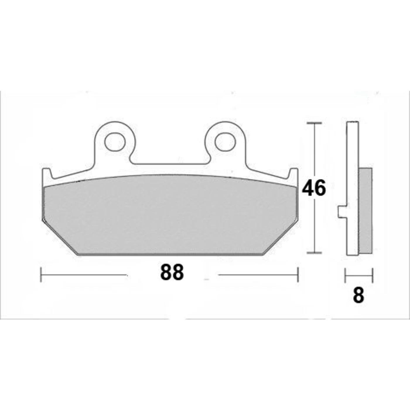 Plaquette de frein Sifam Métal Fritté haute performance norme KBA/ABE Plaquette de frein Sifam Métal Fritté haute performance norme KBA/ABE