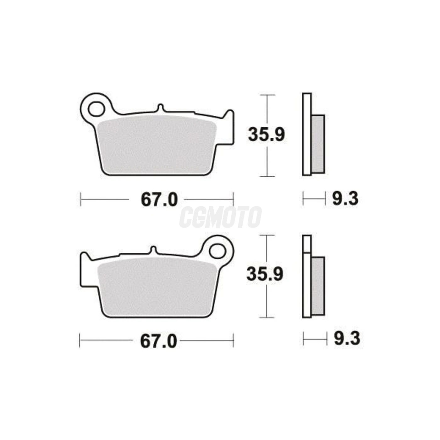 Plaquette de frein Sifam Métal Fritté haute performance norme KBA/ABE Plaquette de frein Sifam Métal Fritté haute performance norme KBA/ABE