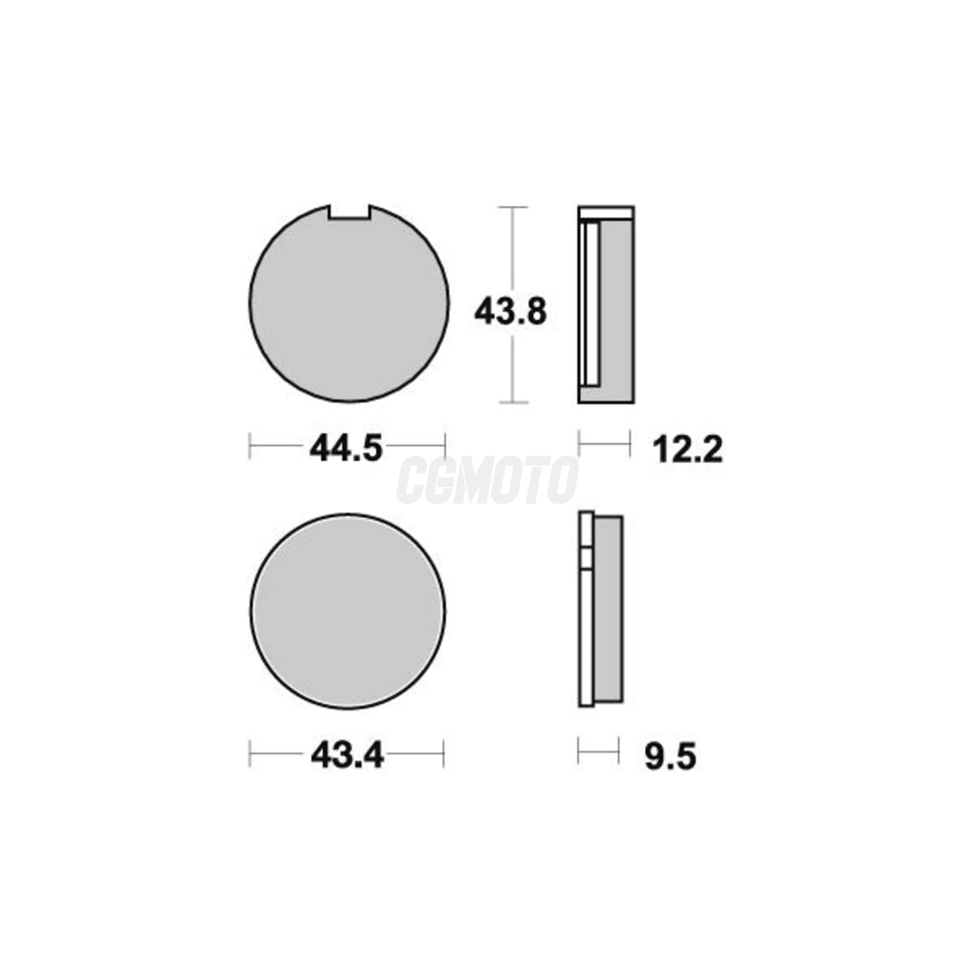 Plaquette de frein Vesrah Organique Plaquette de frein Vesrah Organique