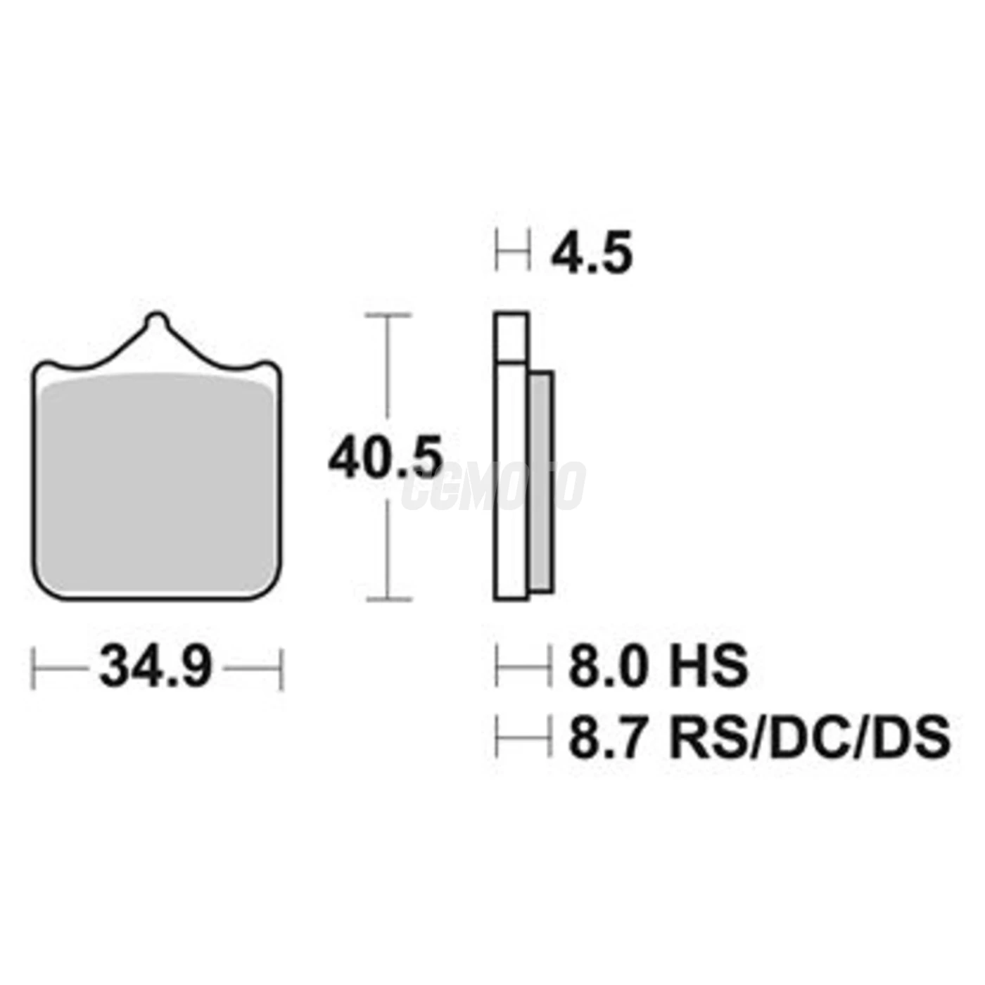 Plaquette Vesrah Métal Fritté Plaquette Vesrah Métal Fritté