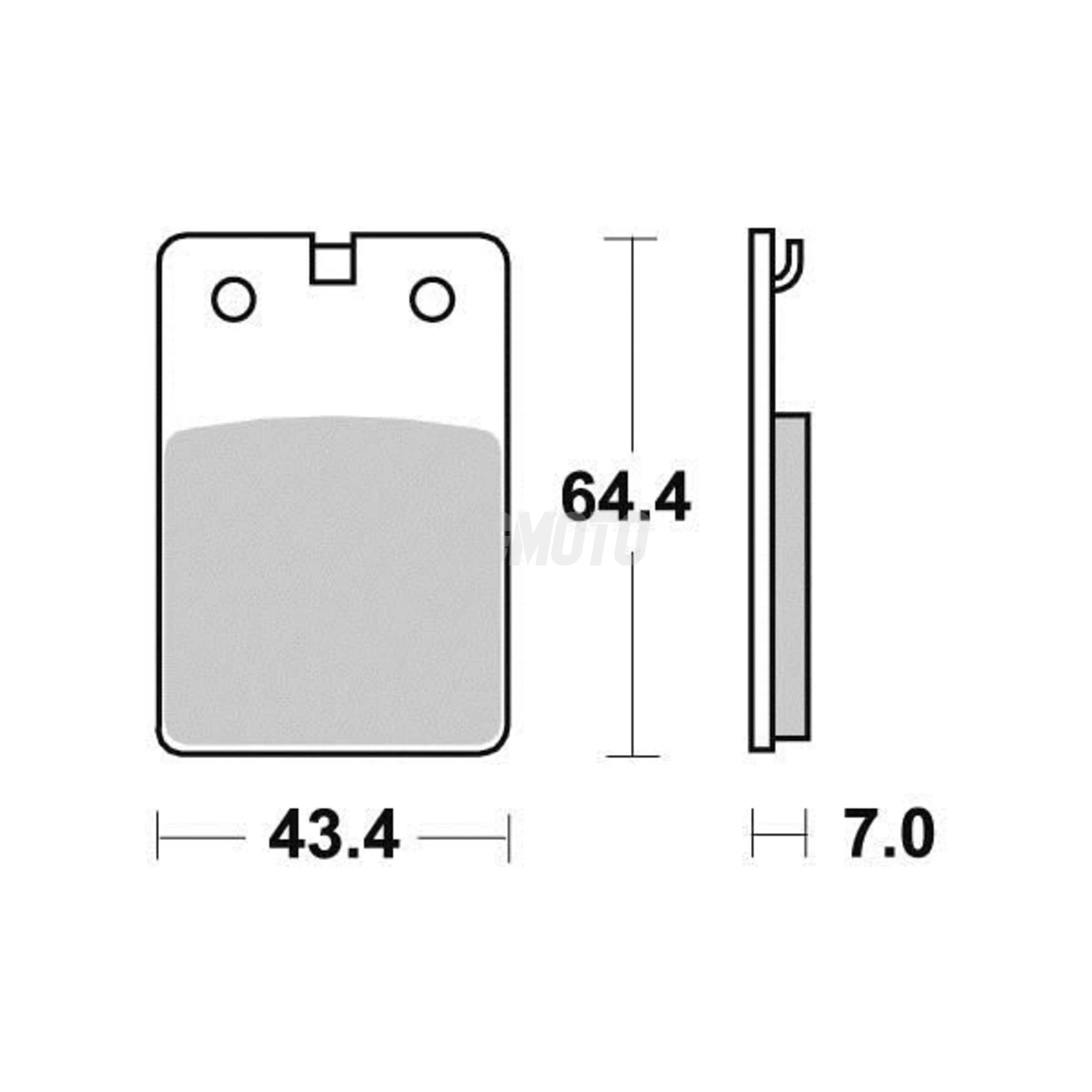 Plaquette de frein Vesrah Organique Plaquette de frein Vesrah Organique