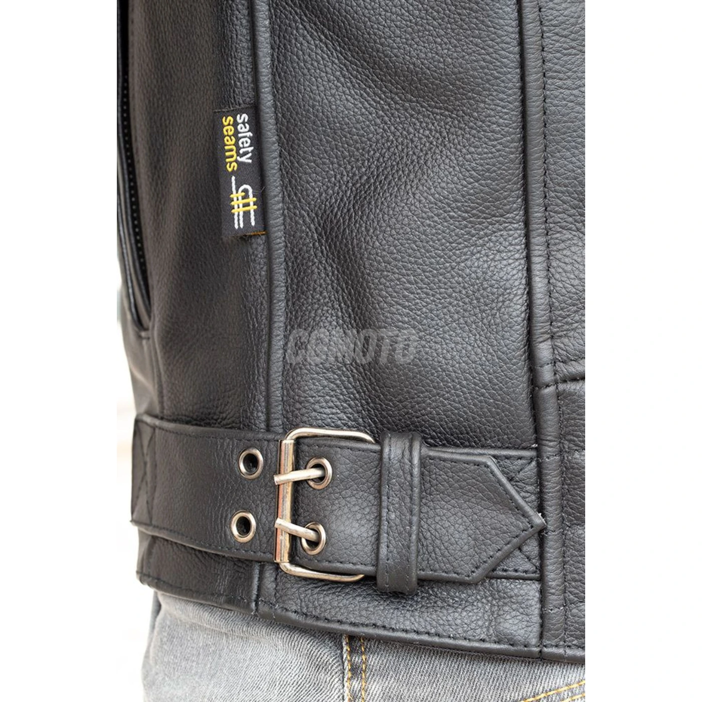 Blouson Cuir Vintage ENFIELD Homme - Noir Blouson Cuir Vintage ENFIELD Homme - Noir