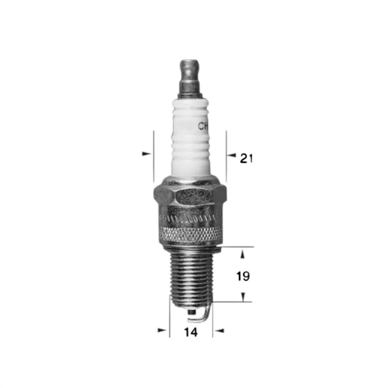 Bougie RN2C Ø14mm Culot: 19mm