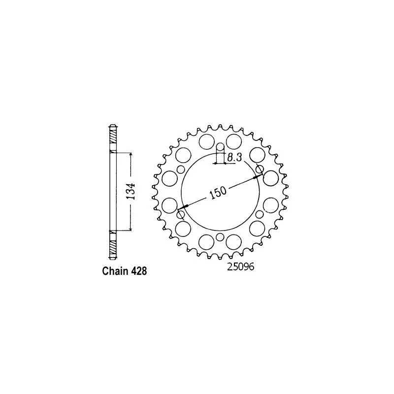 Couronne 125 Kmx 86-99 Couronne 125 Kmx 86-99