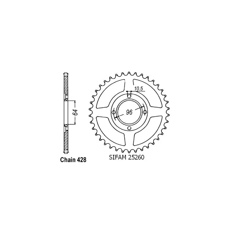 Couronne Cg 125 E 04-