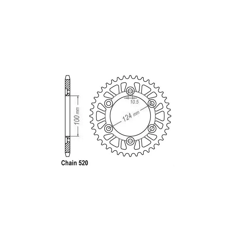 Couronne Ducati 600 Super Spor