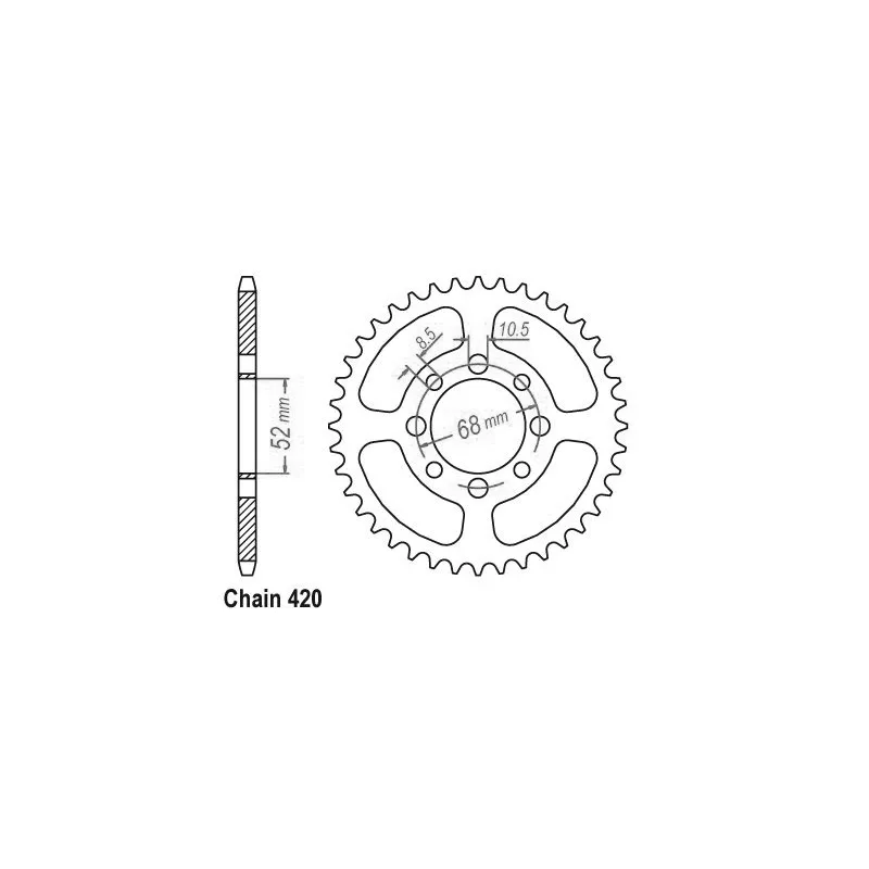 Couronne Suzuki 80 Fr 74-87