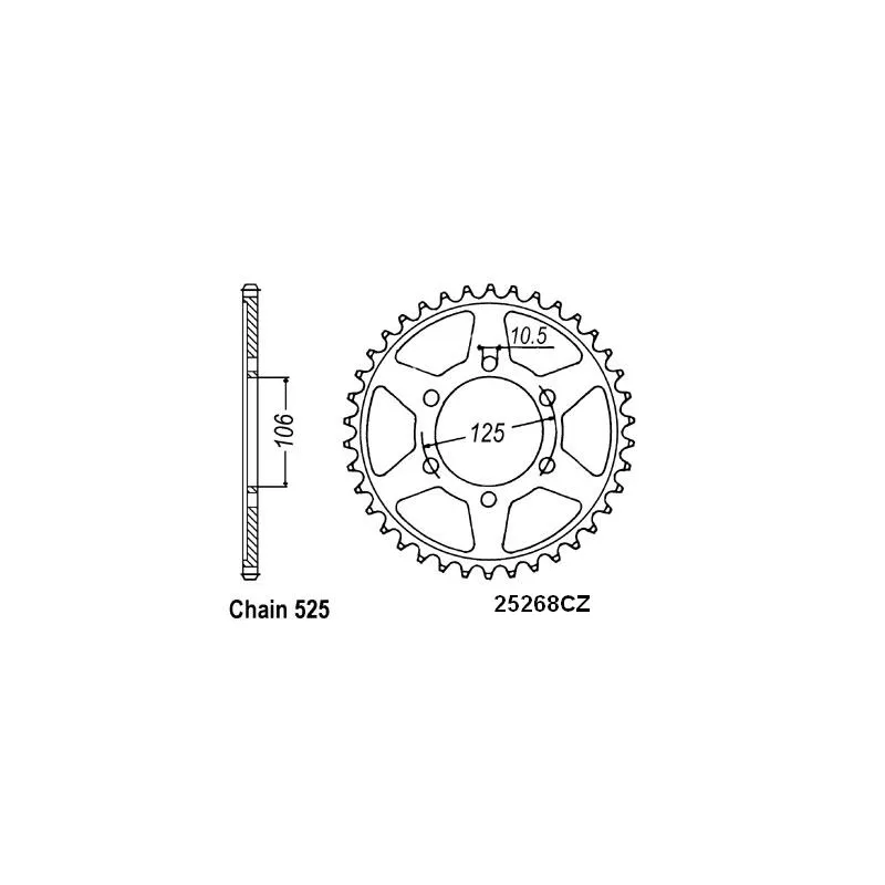 Couronne Triumph 675 Daytona