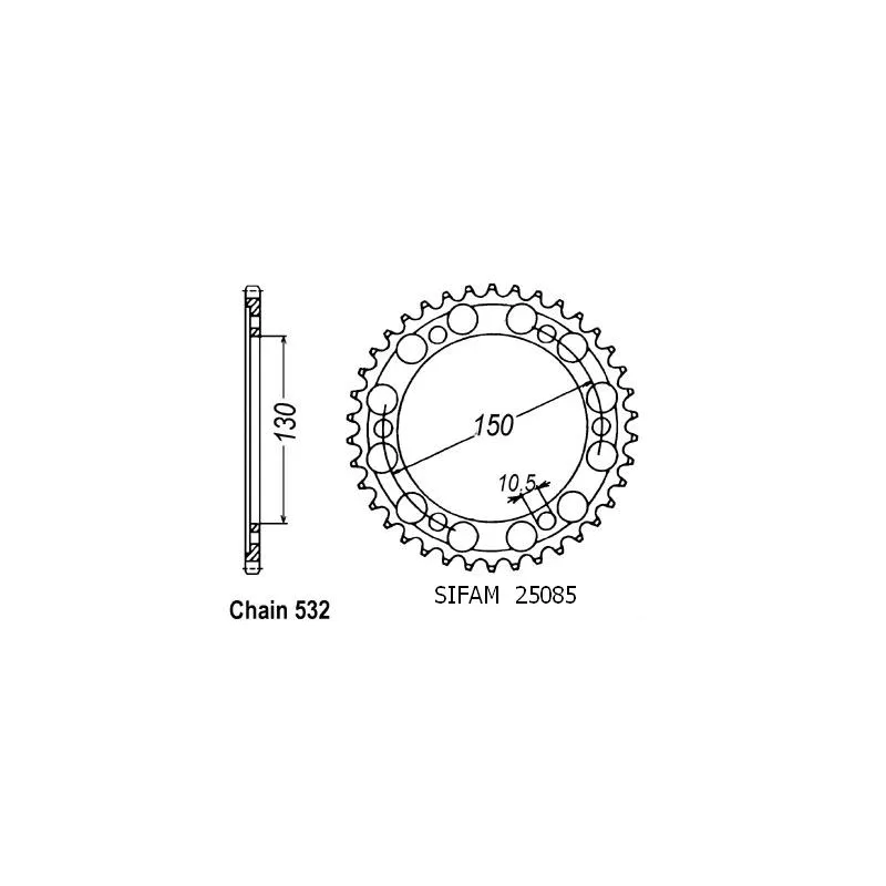 Couronne Xjr 1200 95-98 Couronne Xjr 1200 95-98