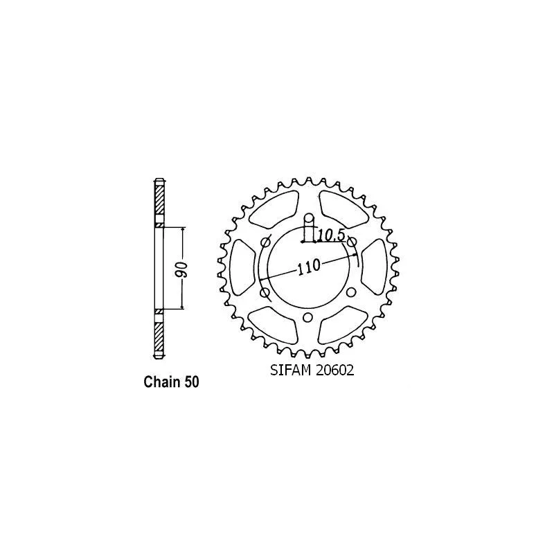 Couronne Xs 650 Se 78-83
