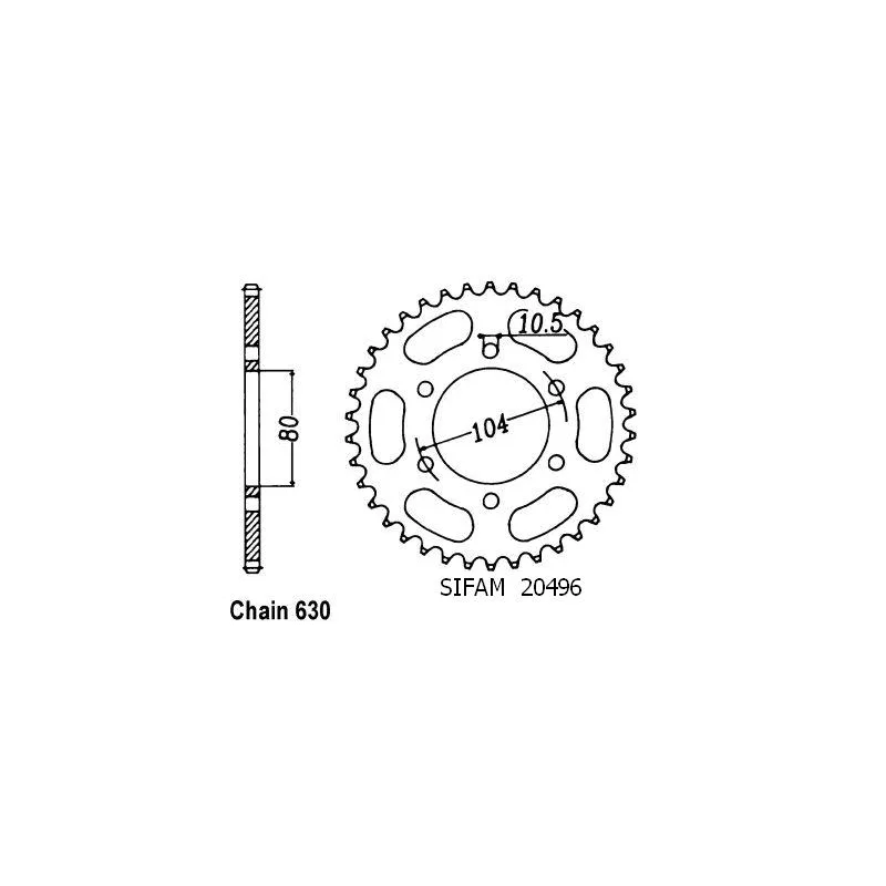 Couronne Z 750 H/L/R 80-84 Couronne Z 750 H/L/R 80-84